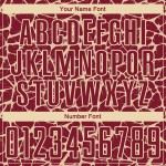 Custom Crimson Cream Abstract Network Splash Sublimation Soccer Uniform Jersey Custom Crimson Cream Abstract Network Splash Sublimation Soccer Uniform Jersey