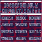 Custom Navy Crimson-White Line Sublimation Soccer Uniform Jersey Custom Navy Crimson-White Line Sublimation Soccer Uniform Jersey